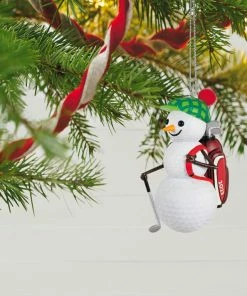 Hallmark Jolly Golfer 2023 Ornament -Department Store Shop Golf Ball Snowman Keepsake Ornament 1899QGO2939 02