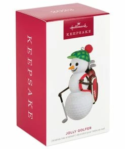 Hallmark Jolly Golfer 2023 Ornament -Department Store Shop Golf Ball Snowman Keepsake Ornament 1899QGO2939 04
