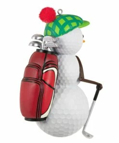 Hallmark Jolly Golfer 2023 Ornament -Department Store Shop Golf Ball Snowman Keepsake Ornament 1899QGO2939 06
