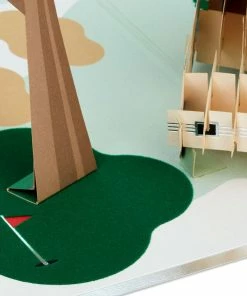 Hallmark Hope Your Day Is Good To A Tee Golf 3D Pop-Up Card 13 Hallmark Hope Your Day Is Good To A Tee Golf 3D Pop-Up Card -Department Store Shop Golf Cart Pun Good Day 3D PopUp Card 5RZH1304 05