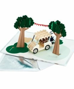 Hallmark Hope Your Day Is Good To A Tee Golf 3D Pop-Up Card 19 Hallmark Hope Your Day Is Good To A Tee Golf 3D Pop-Up Card -Department Store Shop Golf Cart Pun Good Day 3D PopUp Card 5RZH1304 2
