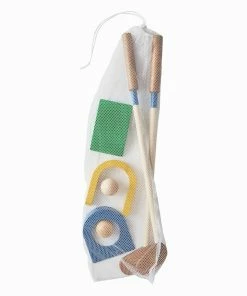 Mud Pie Golf Wood Toy Set, 7 Pieces