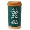 Hallmark Good Morning Ceramic Travel Mug, 12 Oz.
