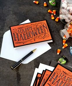 Hallmark Good Spirits Boxed Halloween Cards, Pack Of 40 -Department Store Shop Good Spirits Boxed Halloween Cards 5ELT1005 08