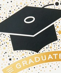 Hallmark Confetti Celebration Assorted Graduation Cards, Pack Of 36 -Department Store Shop Grad Caps Confetti Graduation Cards Assortment 5GEY1003 05