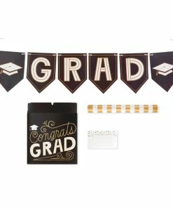 Hallmark Graduation Party Kit With Banner, Card Box, Advice Cards And Table Runner