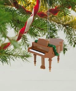 Hallmark O Holy Night Musical Ornament 7 Hallmark O Holy Night Musical Ornament -Department Store Shop Grand Piano Musical Keepsake Ornament 2099QSM7849 02