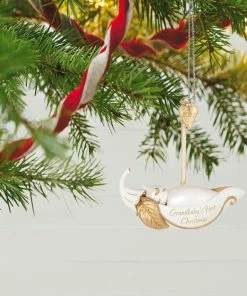 Hallmark Grandbaby's First Christmas Pea In A Pod 2023 Porcelain Ornament 7 Hallmark Grandbaby's First Christmas Pea In A Pod 2023 Porcelain Ornament -Department Store Shop Grandbabys 1st Christmas Keepsake Ornament 2199QGO2727 02