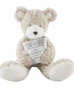 Mud Pie Plush Grandma Bear With Cloth Book