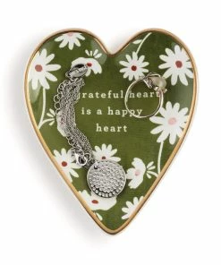 Demdaco Grateful Art Heart Trinket Dish 5 Demdaco Grateful Art Heart Trinket Dish -Department Store Shop Grateful Art Heart Trinket Dish 1003480400 03