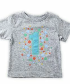 Hallmark Gray First Birthday T-Shirt, 12 Months
