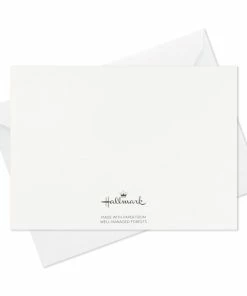 Hallmark Gray And Gold Bulk Blank Thank-You Notes, Pack Of 50 -Department Store Shop Gray and Gold Bulk Blank ThankYou Notes Multipack 3THK2522 07