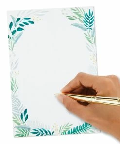 Hallmark Fern Border Stationery Set, 20 Sheets -Department Store Shop Green Ferns Writing Sheets Stationery Set 1STN1144 04