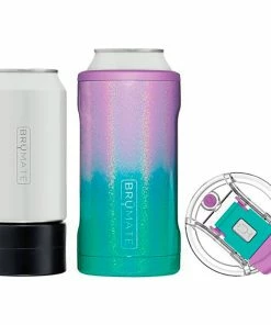 BruMate Glitter Mermaid Stainless Steel 3-in-1 Can Cooler, 12/16 Oz.
