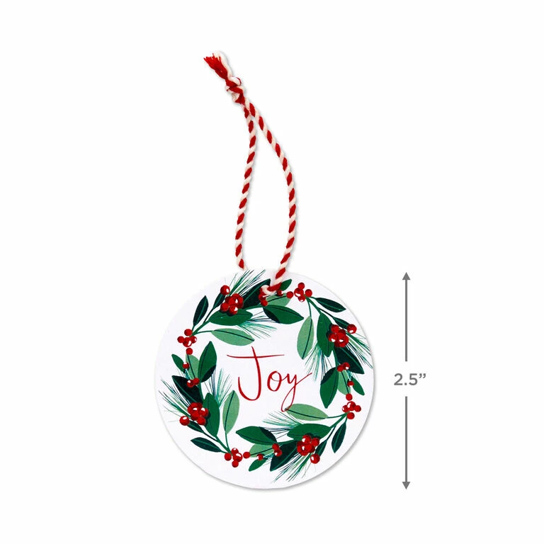 Hallmark 26" Greenery And Berries Christmas Fabric Gift Wrap With Twine And Tag 5 Hallmark 26" Greenery And Berries Christmas Fabric Gift Wrap With Twine And Tag - Image 5