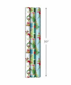 Hallmark Dr. Seuss™ Grinch 3-Pack Christmas Wrapping Paper Assortment, 105 Sq. Ft. 10 Hallmark Dr. Seuss™ Grinch 3-Pack Christmas Wrapping Paper Assortment, 105 Sq. Ft. -Department Store Shop Grinch 3Pack Christmas Wrapping Paper 5JXW1211 04