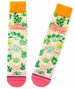 Hallmark Grow Through Plants Fun Crew Socks