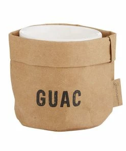Guac Ceramic Dish And Washable Paper Holder