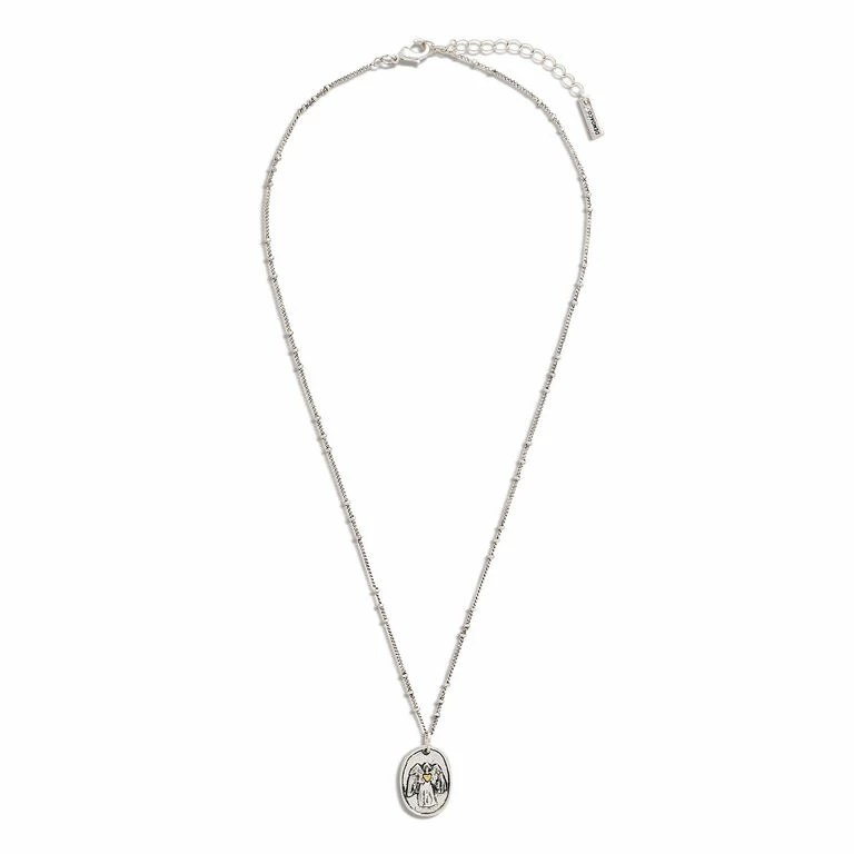 Demdaco Guardian Angel Charm Necklace, 18" 1 Demdaco Guardian Angel Charm Necklace, 18"