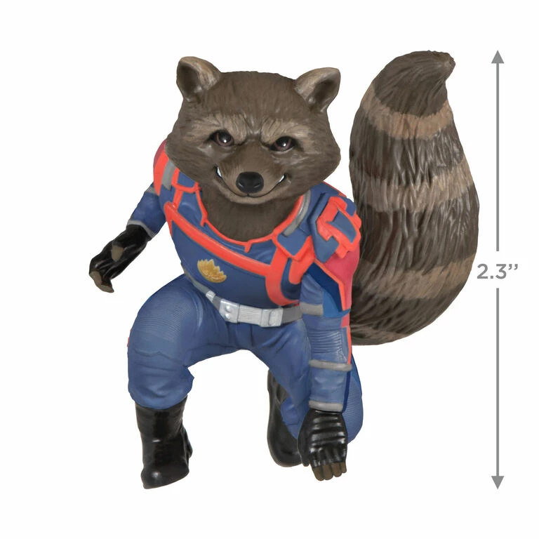 Hallmark Marvel Studios Guardians Of The Galaxy Vol. 3 Rocket Ornament 3 Hallmark Marvel Studios Guardians Of The Galaxy Vol. 3 Rocket Ornament - Image 3