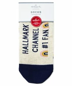 Hallmark Channel Happily Ever After Novelty Crew Socks -Department Store Shop Hallmark Channel 1 Fan Rainbows Novelty Crew Socks 1HKC2243 04