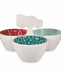 Hallmark Channel Truck Dip Bowl Trio