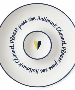 Hallmark Channel Chip And Dip Plate