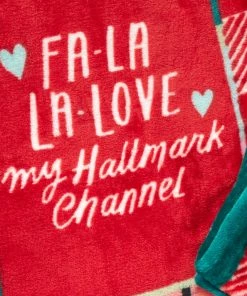 Hallmark Channel Fa-La-La-Love Plaid Blanket, 50x60 -Department Store Shop Hallmark Channel FaLaLaLove Plaid Blanket 1XKT3520 06