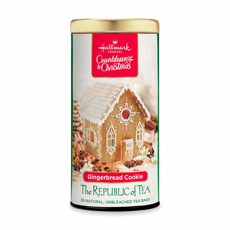 The Republic Of Tea Hallmark Channel Gingerbread Cookie Tea Bags, 36 Pieces 1 The Republic Of Tea Hallmark Channel Gingerbread Cookie Tea Bags, 36 Pieces