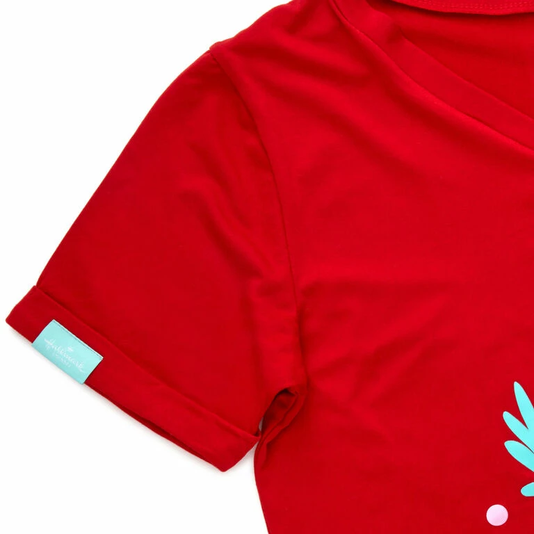 Hallmark Channel Only Awake Oversized Women's Red Sleep Shirt, Small/Medium 3 Hallmark Channel Only Awake Oversized Women's Red Sleep Shirt, Small/Medium - Image 3