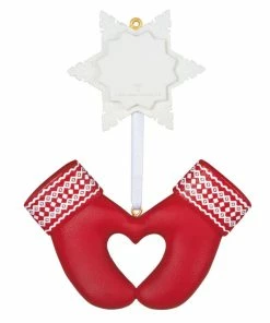I Love Hallmark Channel! Ornament -Department Store Shop Hallmark Channel Red Mittens Keepsake Ornament 1599QGO2949 06