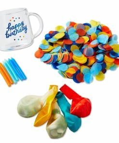 Hallmark Happy Birthday Glass Mug Party Kit