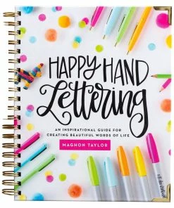 Happy Hand Lettering How-To Guide Book