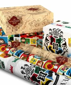 Hallmark Harry Potter™ 3-Pack Assorted Wrapping Paper, 60 Sq. Ft. Total 9 Hallmark Harry Potter™ 3-Pack Assorted Wrapping Paper, 60 Sq. Ft. Total -Department Store Shop Harry Potter Assorted Wrapping Paper Pack 5EWR2958 02
