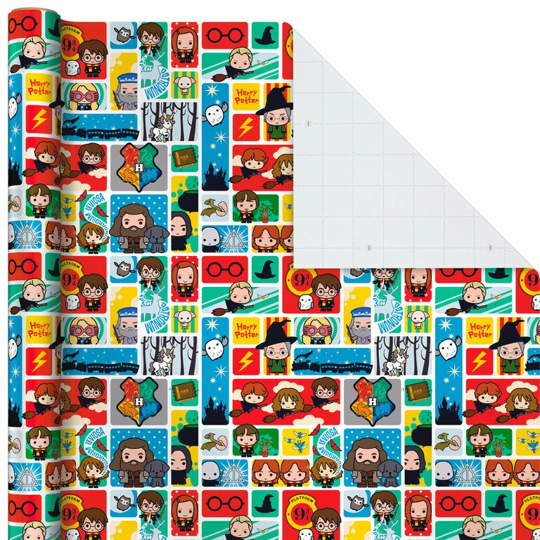Hallmark Harry Potter™ 3-Pack Assorted Wrapping Paper, 60 Sq. Ft. Total 4 Hallmark Harry Potter™ 3-Pack Assorted Wrapping Paper, 60 Sq. Ft. Total - Image 4