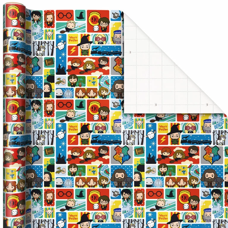 Hallmark Harry Potter™ 3-Pack Assorted Wrapping Paper, 60 Sq. Ft. Total 6 Hallmark Harry Potter™ 3-Pack Assorted Wrapping Paper, 60 Sq. Ft. Total - Image 6