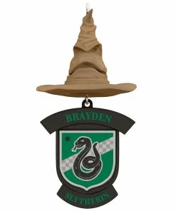 Harry Potter™ Sorting Hat Personalized Text Ornament, Slytherin™