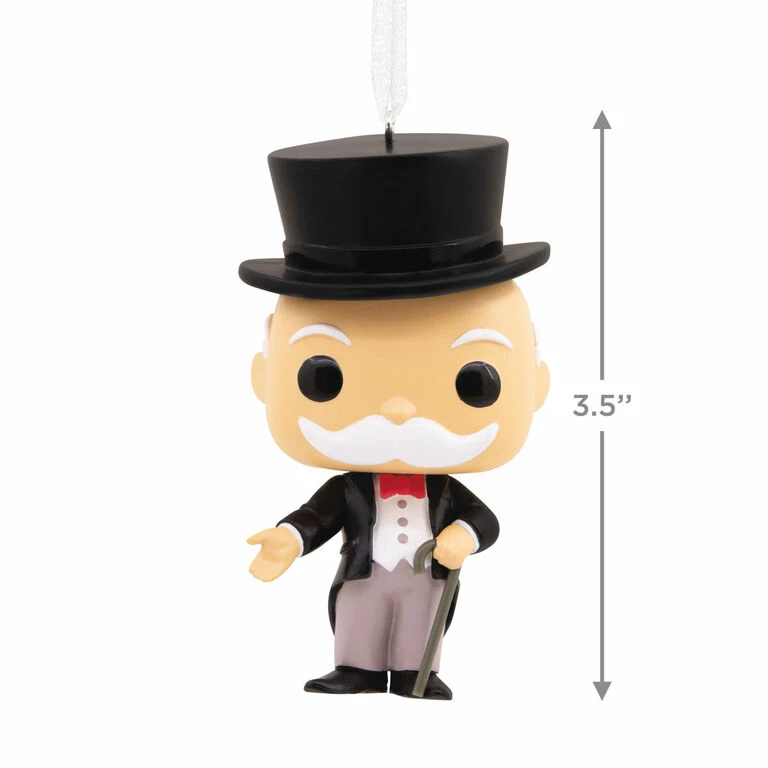 Hasbro® Mr. Monopoly Funko POP!® Hallmark Ornament 3 Hasbro® Mr. Monopoly Funko POP!® Hallmark Ornament - Image 3