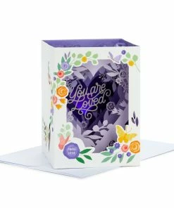 Hallmark You Are Loved 3D Pop-Up Musical Mother's Day Card With Light