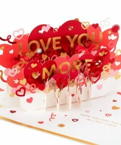 Hallmark Love You More 3D Pop-Up Love Card