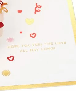 Hallmark Love You More 3D Pop-Up Love Card 10 Hallmark Love You More 3D Pop-Up Love Card -Department Store Shop Heart Pattern 3D PopUp Love Card 1299IAV5835 03