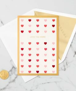 Hallmark Love You More 3D Pop-Up Love Card 11 Hallmark Love You More 3D Pop-Up Love Card -Department Store Shop Heart Pattern 3D PopUp Love Card 1299IAV5835 04