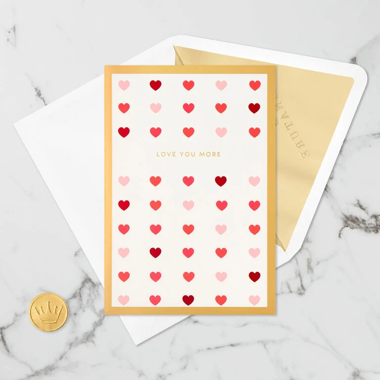 Hallmark Love You More 3D Pop-Up Love Card 4 Hallmark Love You More 3D Pop-Up Love Card - Image 4