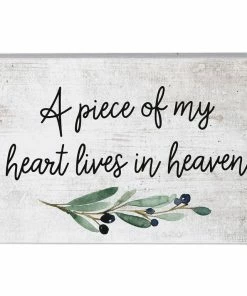 Piece Of My Heart Wood Quote Sign, 5.25"