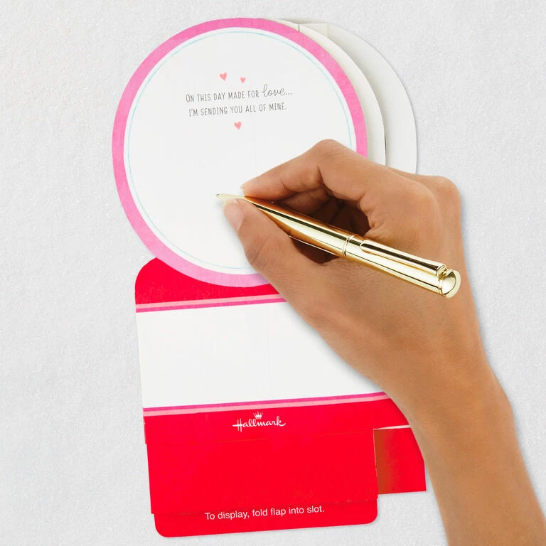 Hallmark All My Love Snow Globe Musical 3D Pop-Up Valentine's Day Card With Motion 6 Hallmark All My Love Snow Globe Musical 3D Pop-Up Valentine's Day Card With Motion - Image 6