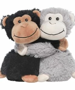 Warmies Hugs Heatable Scented Monkey Stuffed Animals, Set Of 2