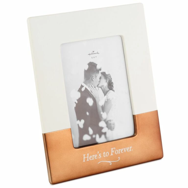 Hallmark Here's To Forever Ceramic Picture Frame, 5x7 1 Hallmark Here's To Forever Ceramic Picture Frame, 5x7