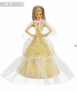 Hallmark 2023 Latina Holiday Barbie™ Ornament -Department Store Shop Hispanic Holiday Barbie Doll Keepsake Ornament 2199QXR8219 03