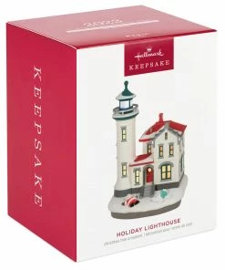Hallmark Holiday Lighthouse 2023 Ornament With Light -Department Store Shop Holiday Lighthouse Keepsake Ornament 2799QXR8237 04