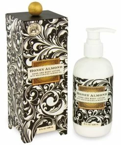 Honey Almond Scented Hand And Body Lotion, 8 Oz.